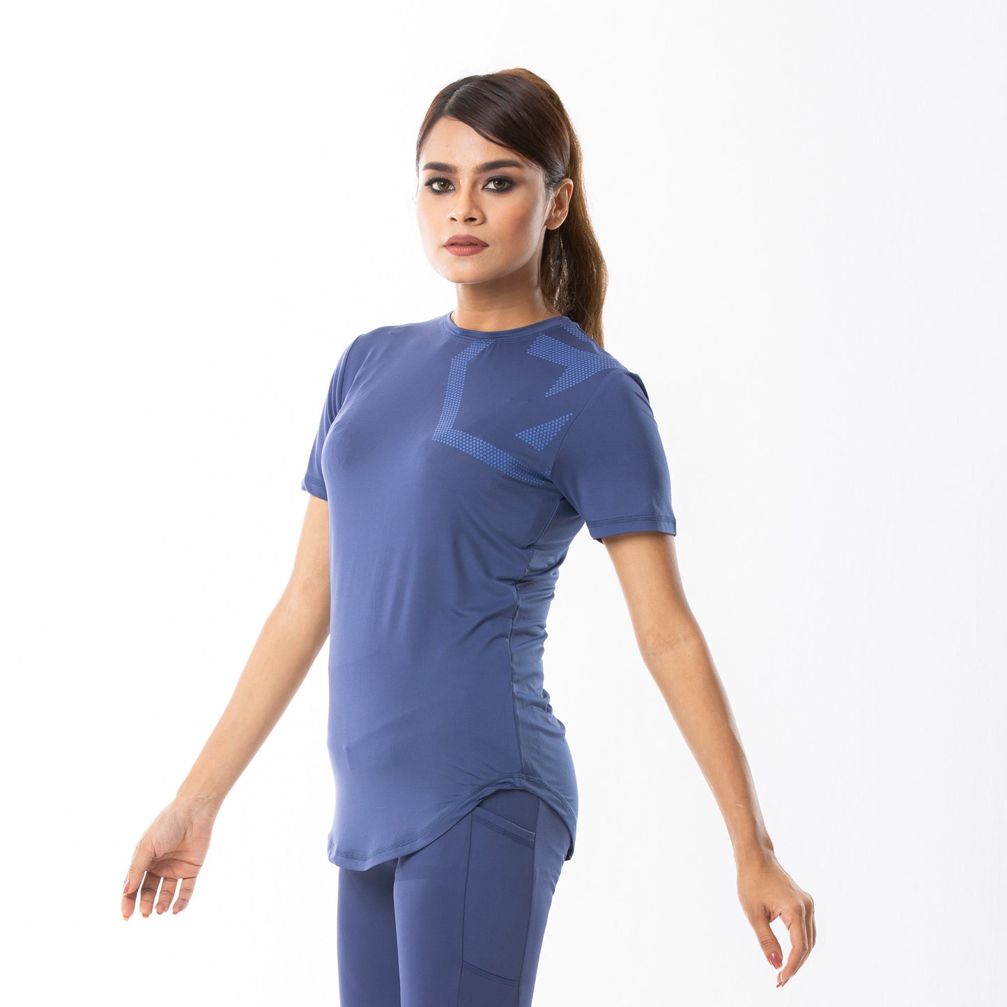 Womens Tops-Blue