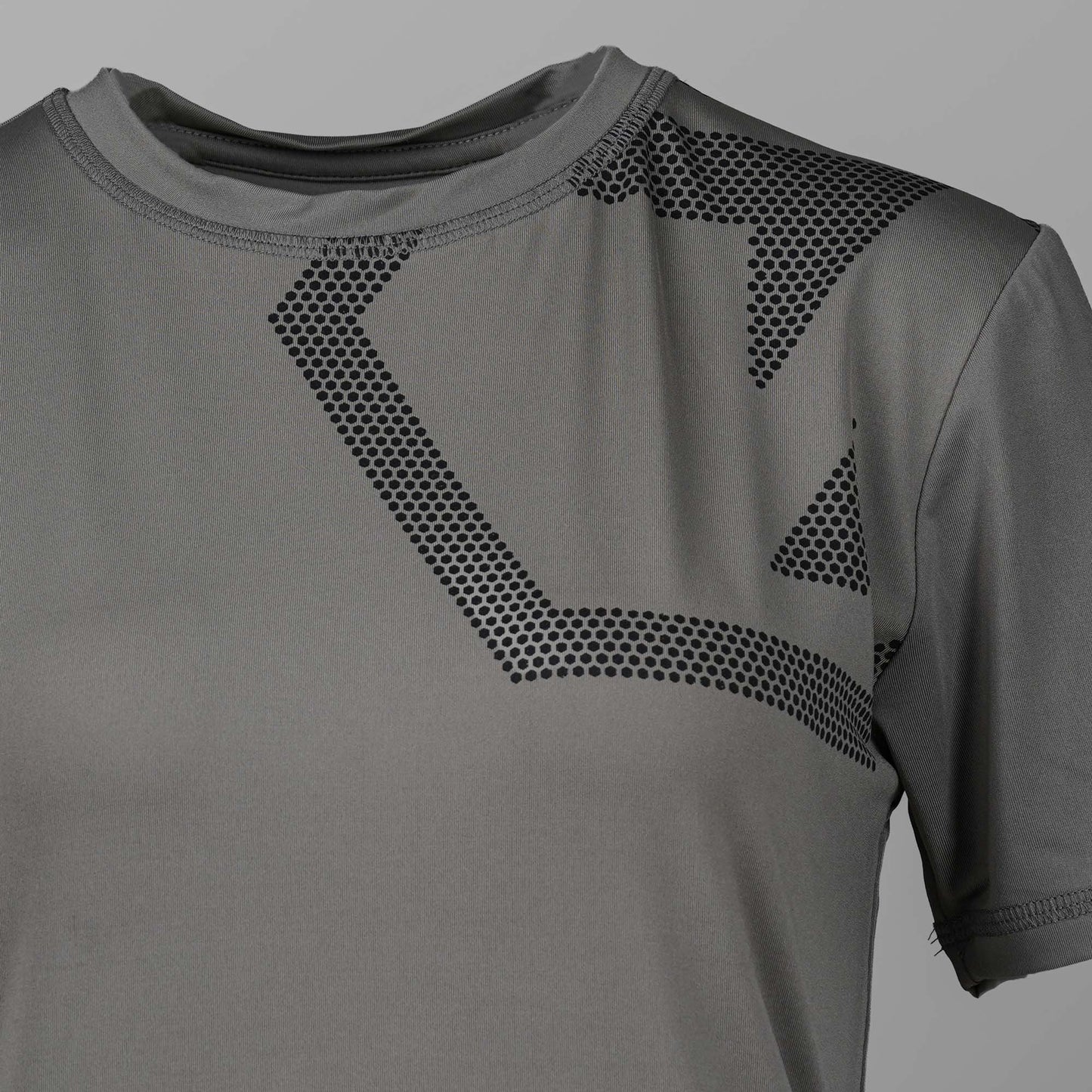 Womens Gray Active T-Shirt