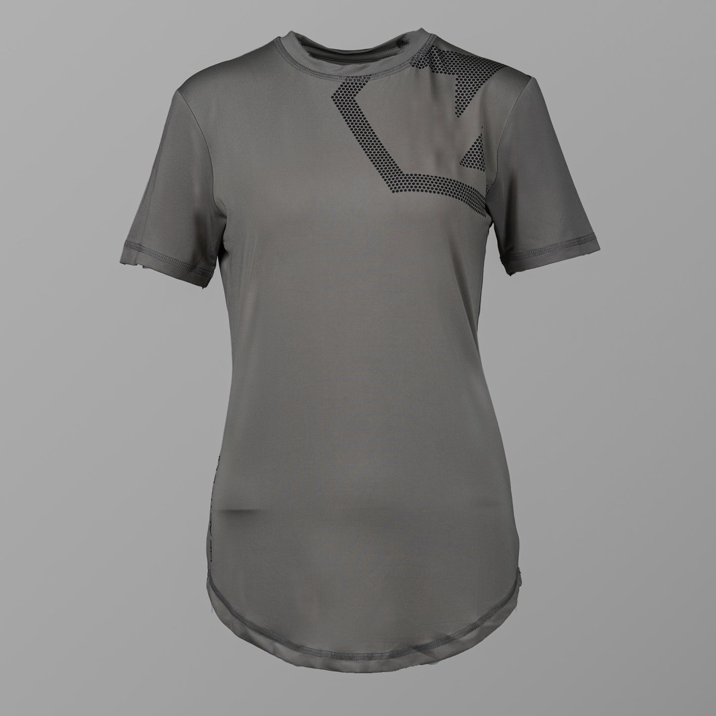 Womens Gray Active T-Shirt