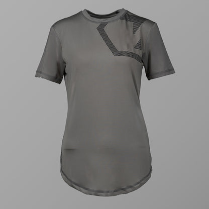 Womens Gray Active T-Shirt