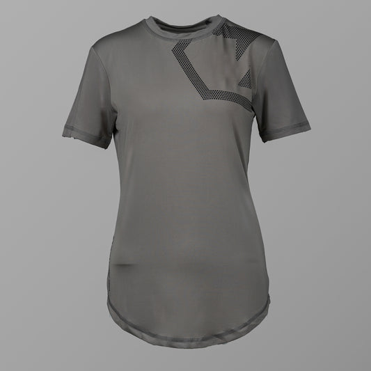 Womens Gray Active T-Shirt