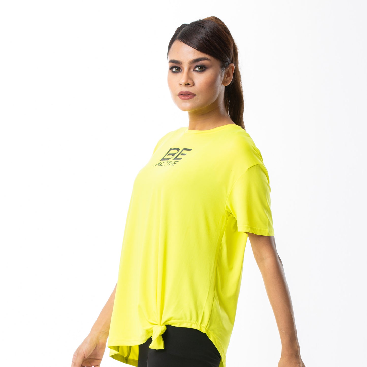 Womens Tops-Neon Green