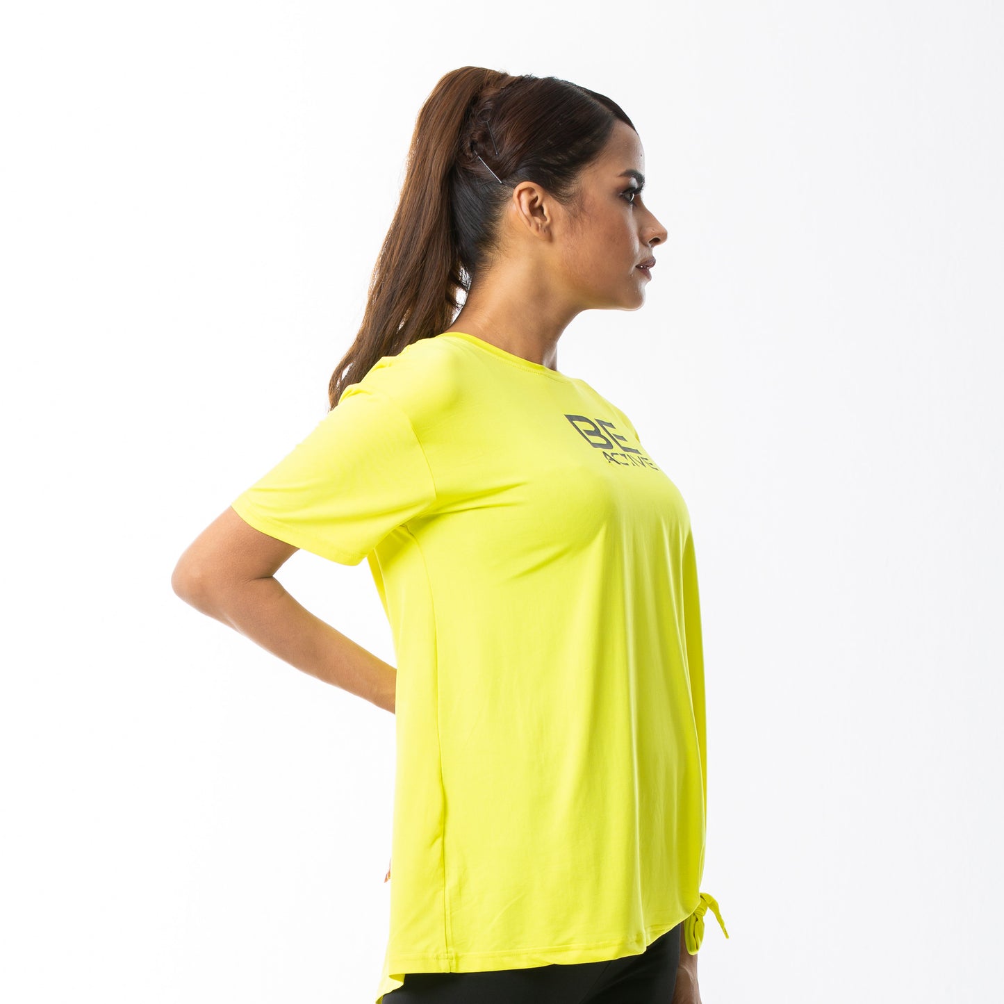 Womens Tops-Neon Green