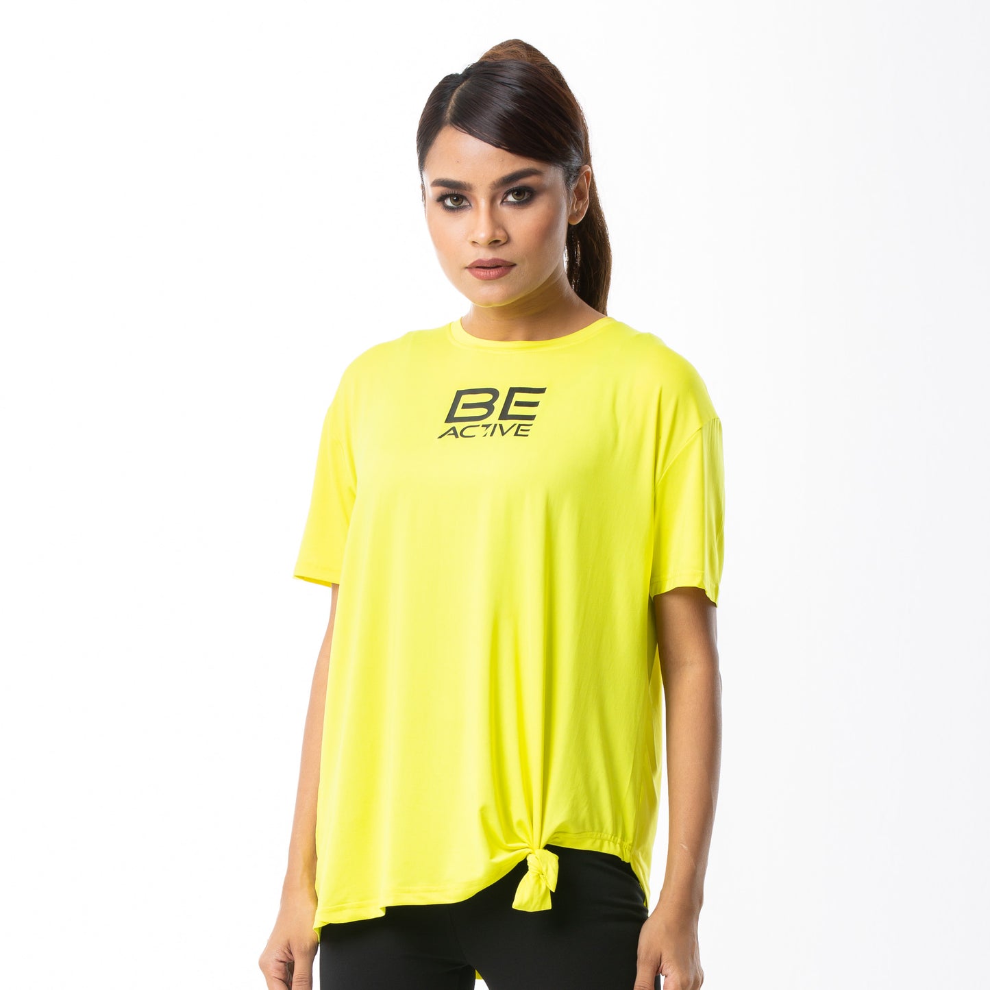 Womens Tops-Neon Green