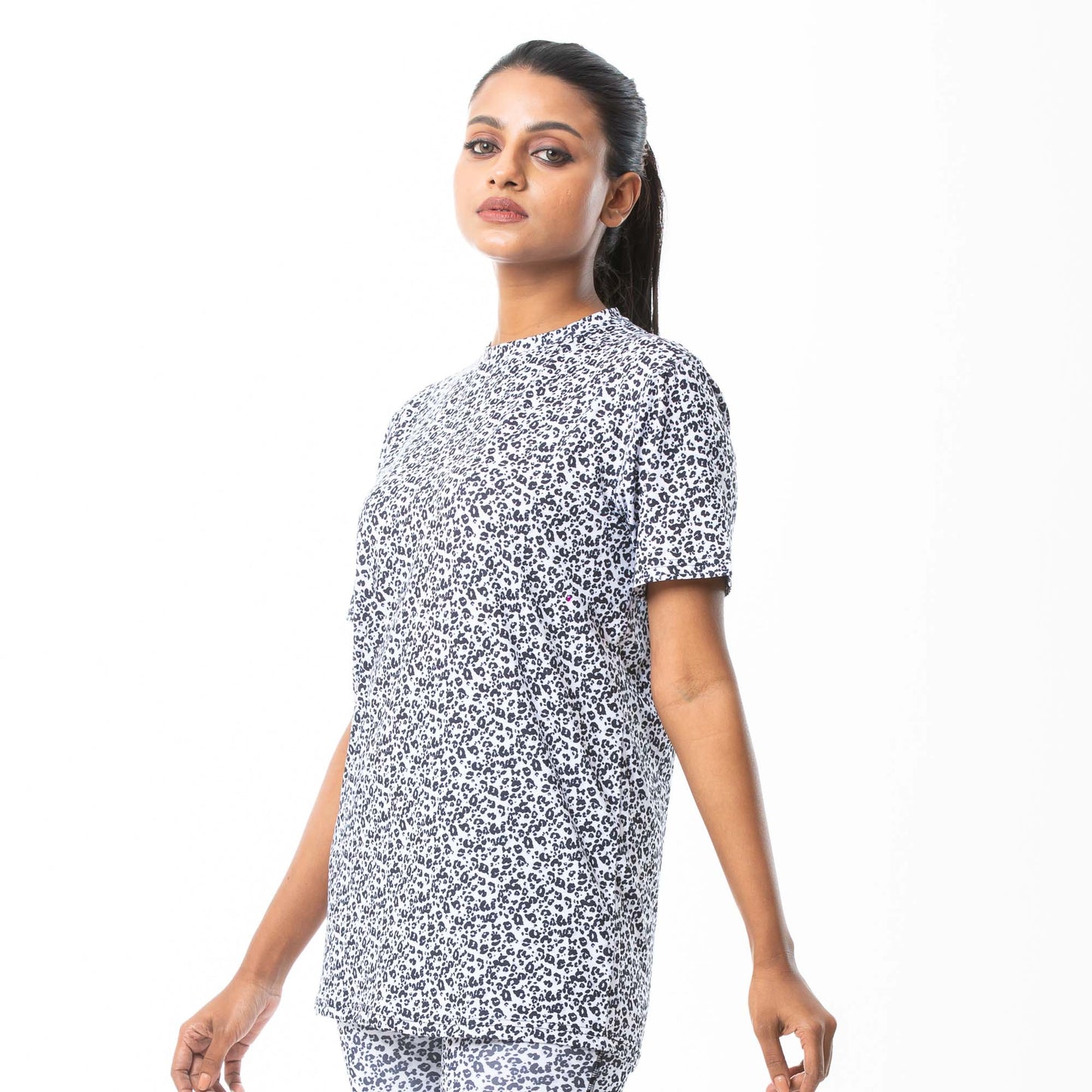 Womens Tops-White Aop