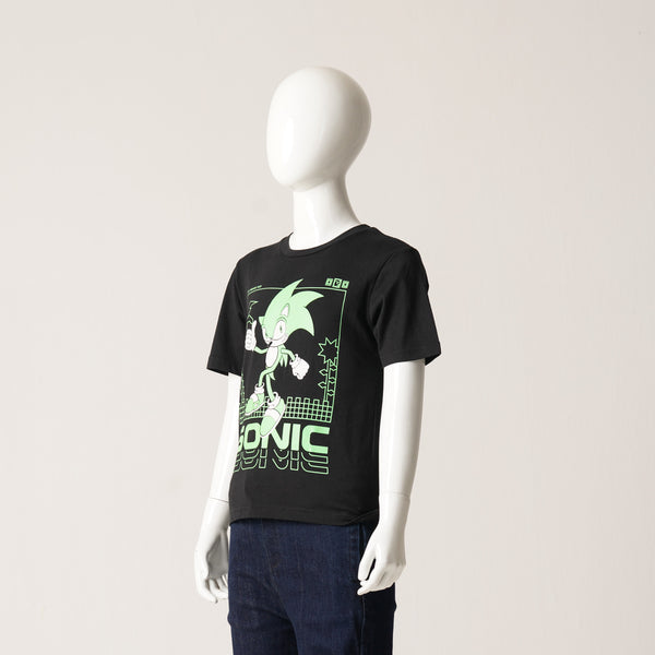 BOYS T- SHIRT-BLACK