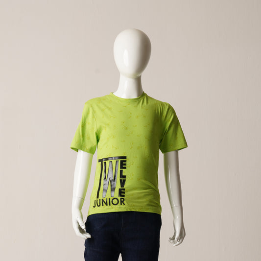 Boys T- Shirt-Lime