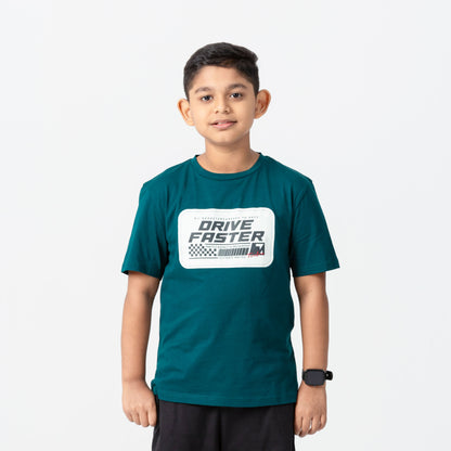 Boys Green T-Shirt