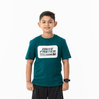 Boys Green T-Shirt