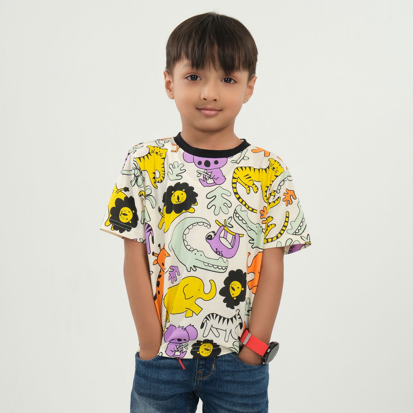 BABY BOYS T-SHIRT-SALSA ROSA