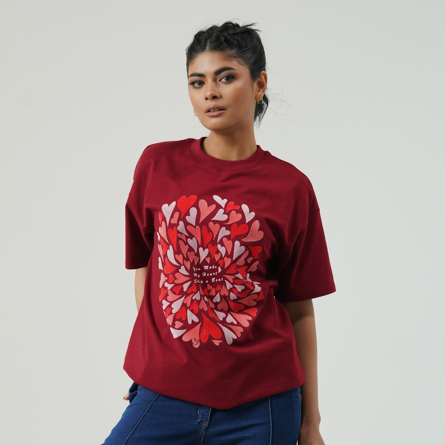 Womens Maroon T-Shirt