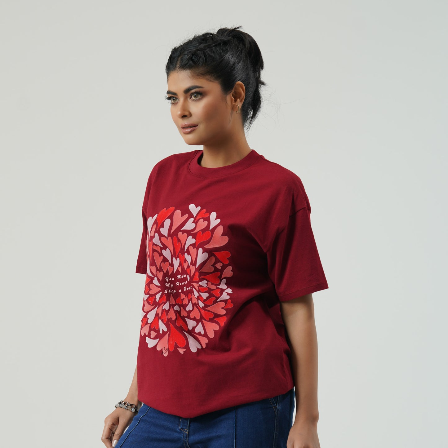 Womens Maroon T-Shirt