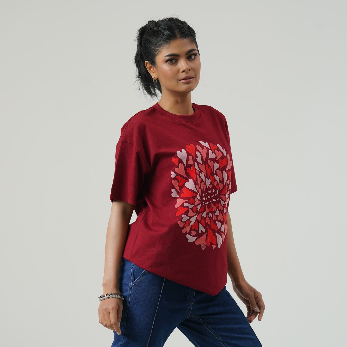 Womens Maroon T-Shirt