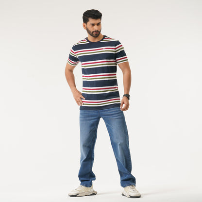 Mens Navy Blue T-Shirt