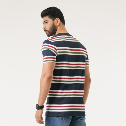 Mens Navy Blue T-Shirt