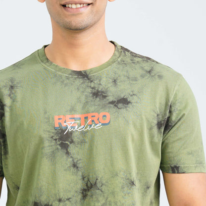 Men's Sage Green Cotton T-Shirt
