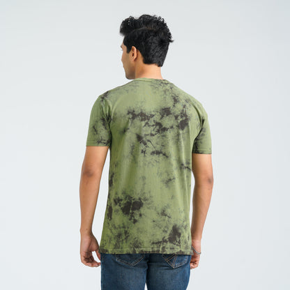 Men's Sage Green Cotton T-Shirt