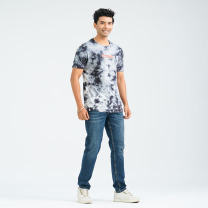 Men's Gray Cotton T-Shirt
