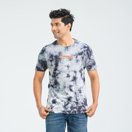 Men's Gray Cotton T-Shirt