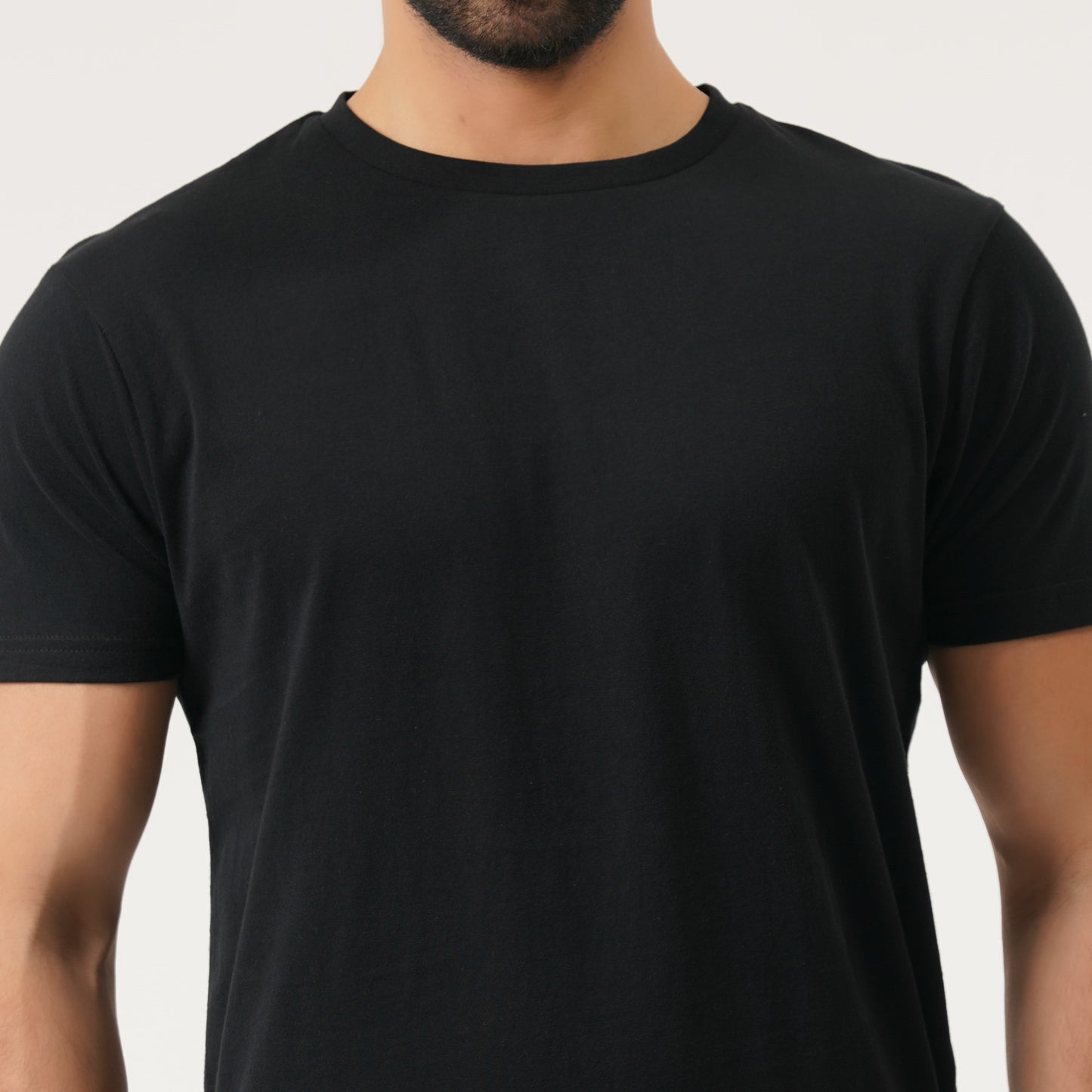 Mens Black Basic T-Shirt