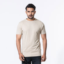 Load image into Gallery viewer, Mens Beige Basic T-Shirt
