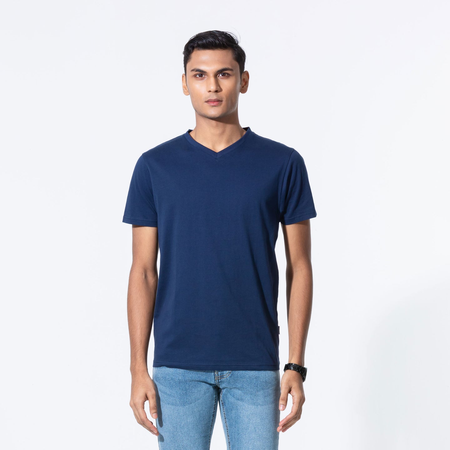 Mens Navy Basic T-Shirt