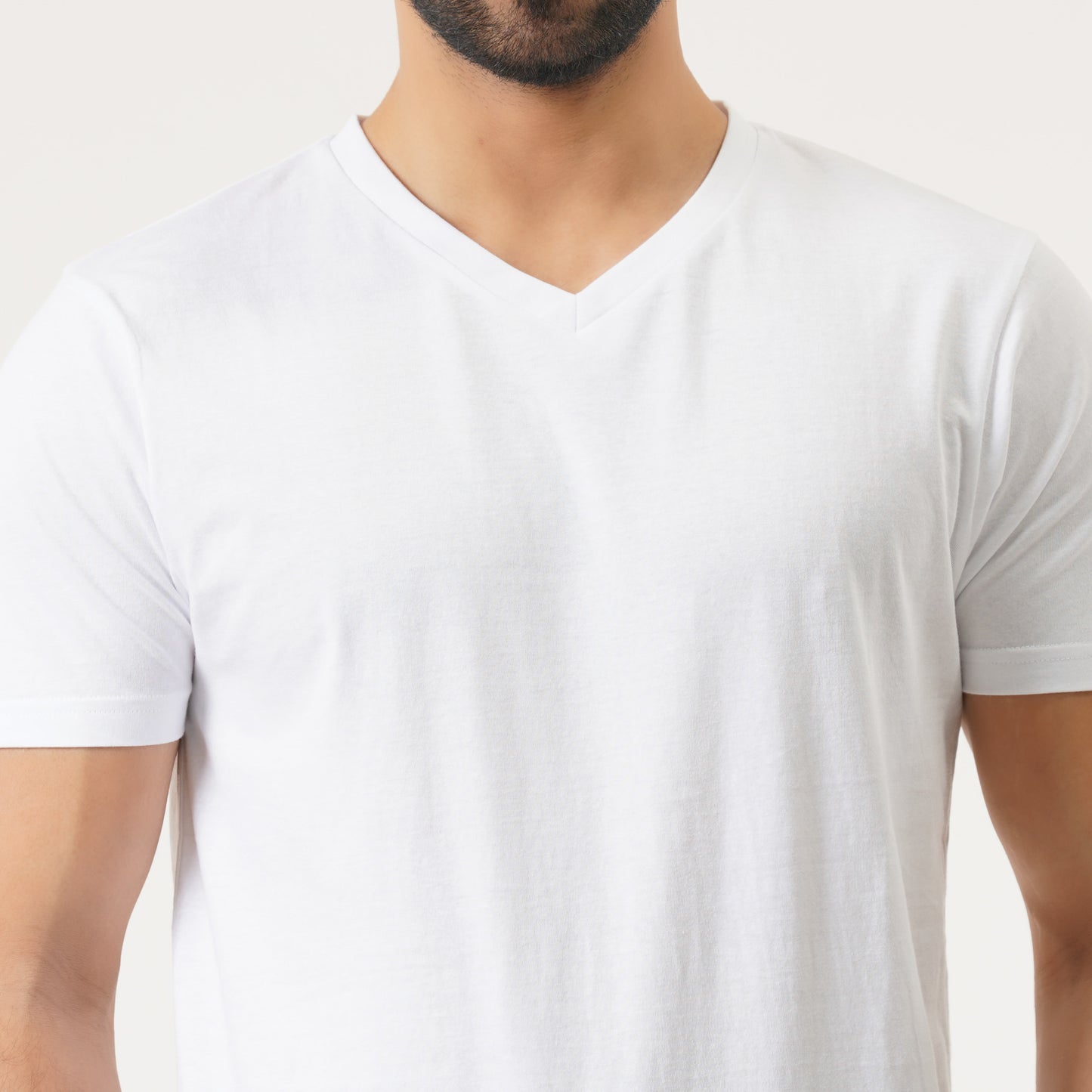 Mens White Basic T-Shirt