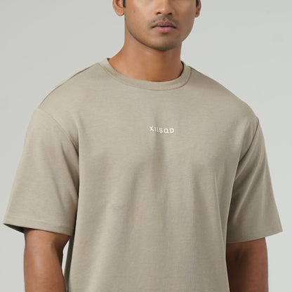 Mens Dark Beige T-Shirt