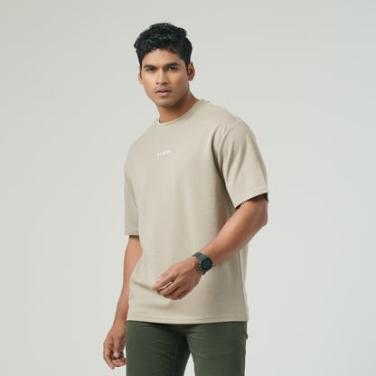 Mens Dark Beige T-Shirt