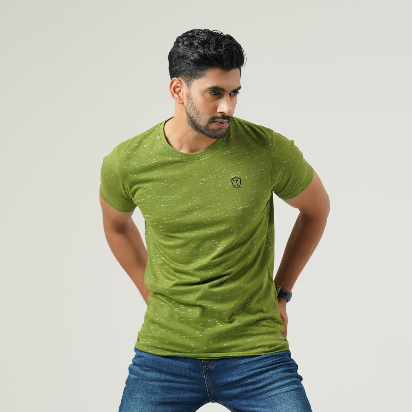 Mens Olive Green T-Shirt