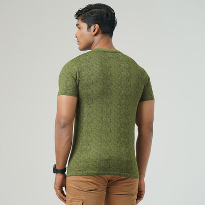 Mens Olive Green T-Shirt