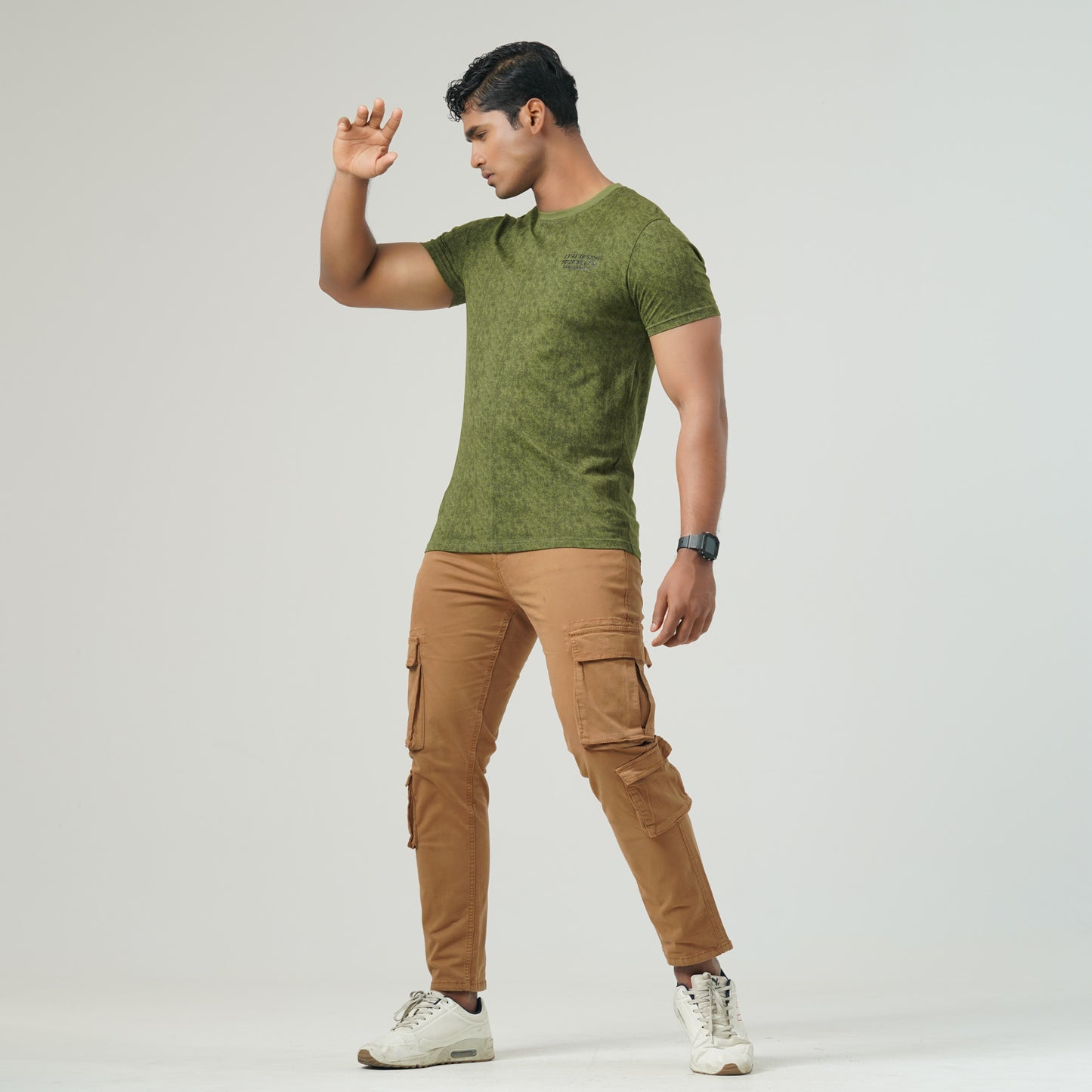 Mens Olive Green T-Shirt