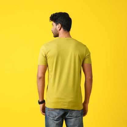 Mens T- Shirt-Lime