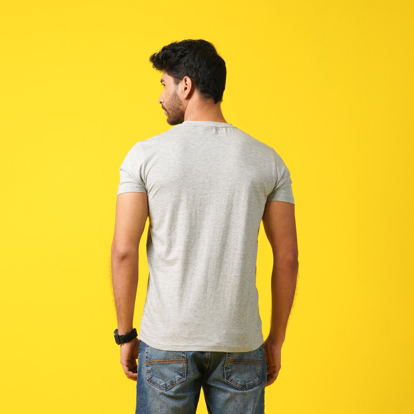 Mens T- Shirt-Gray