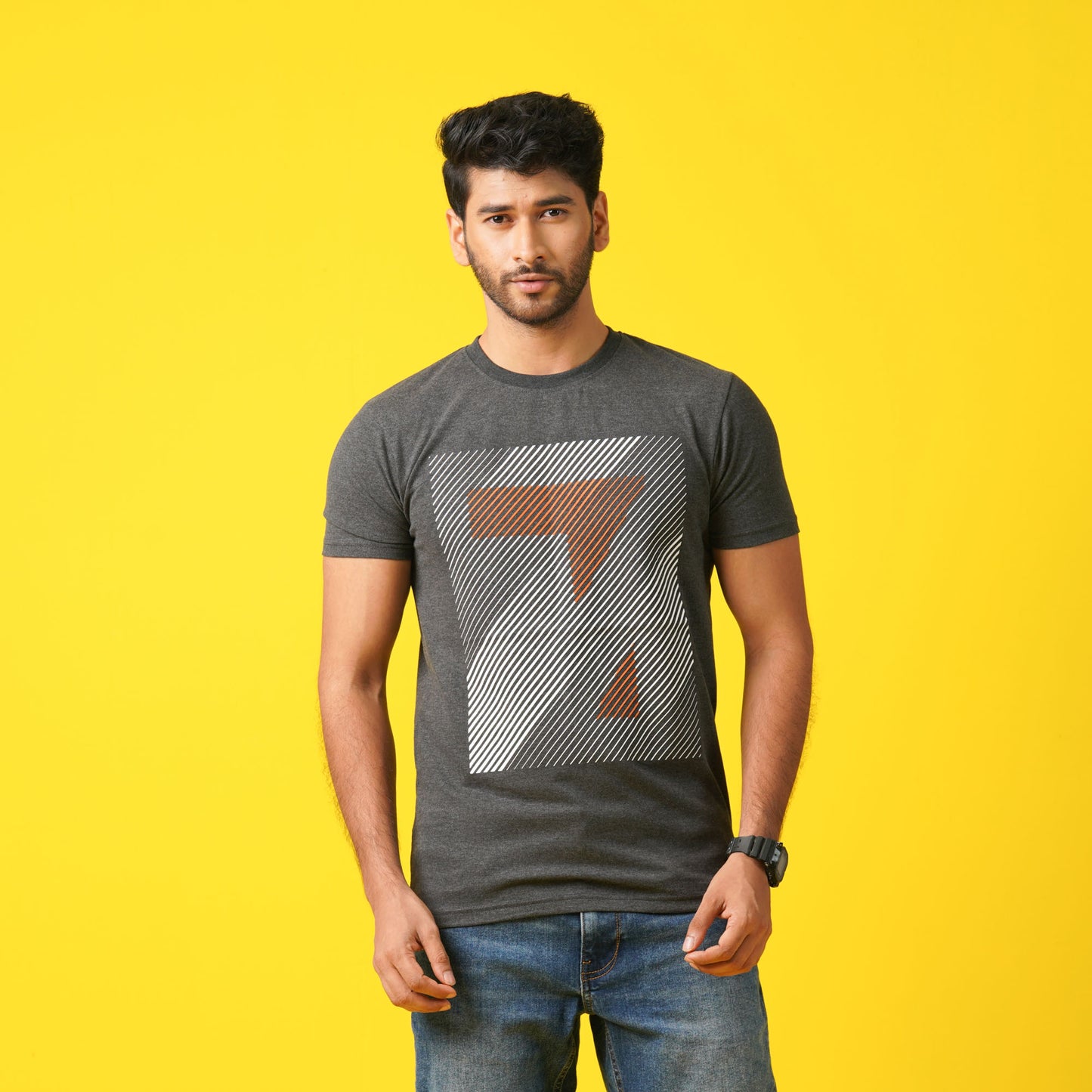 Mens T- Shirt-Black