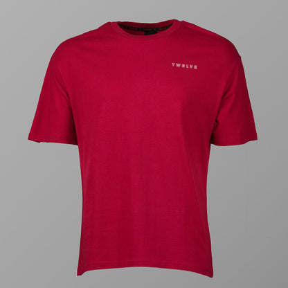 Mens Vintage Red T- Shirt Aop