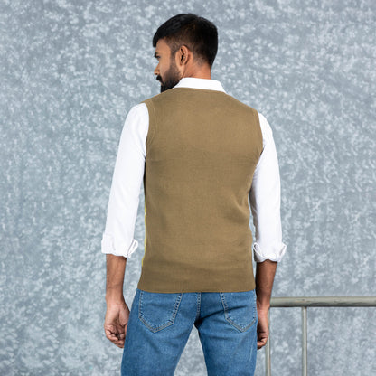 Mens Vest- Olive