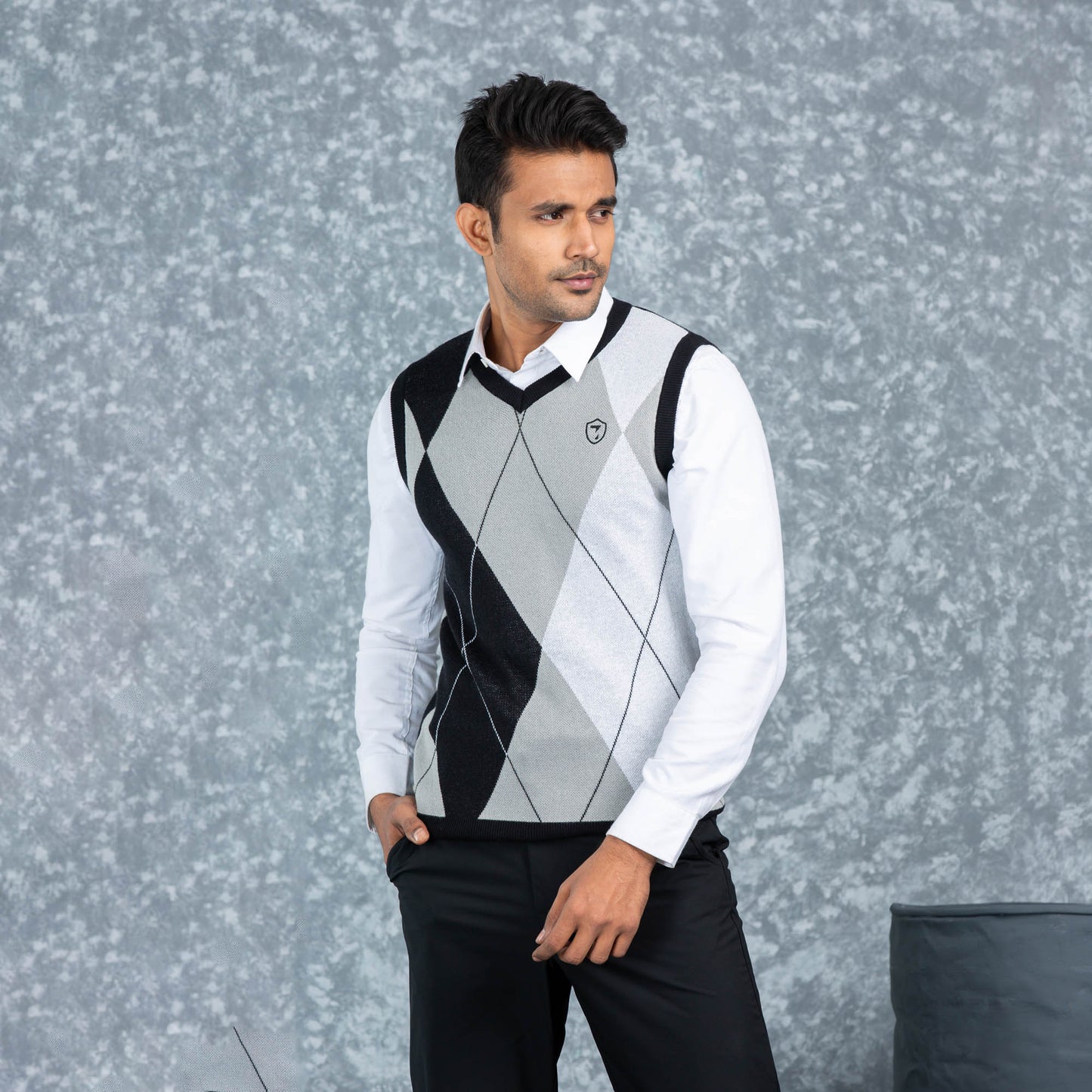 Mens Vest- Grey