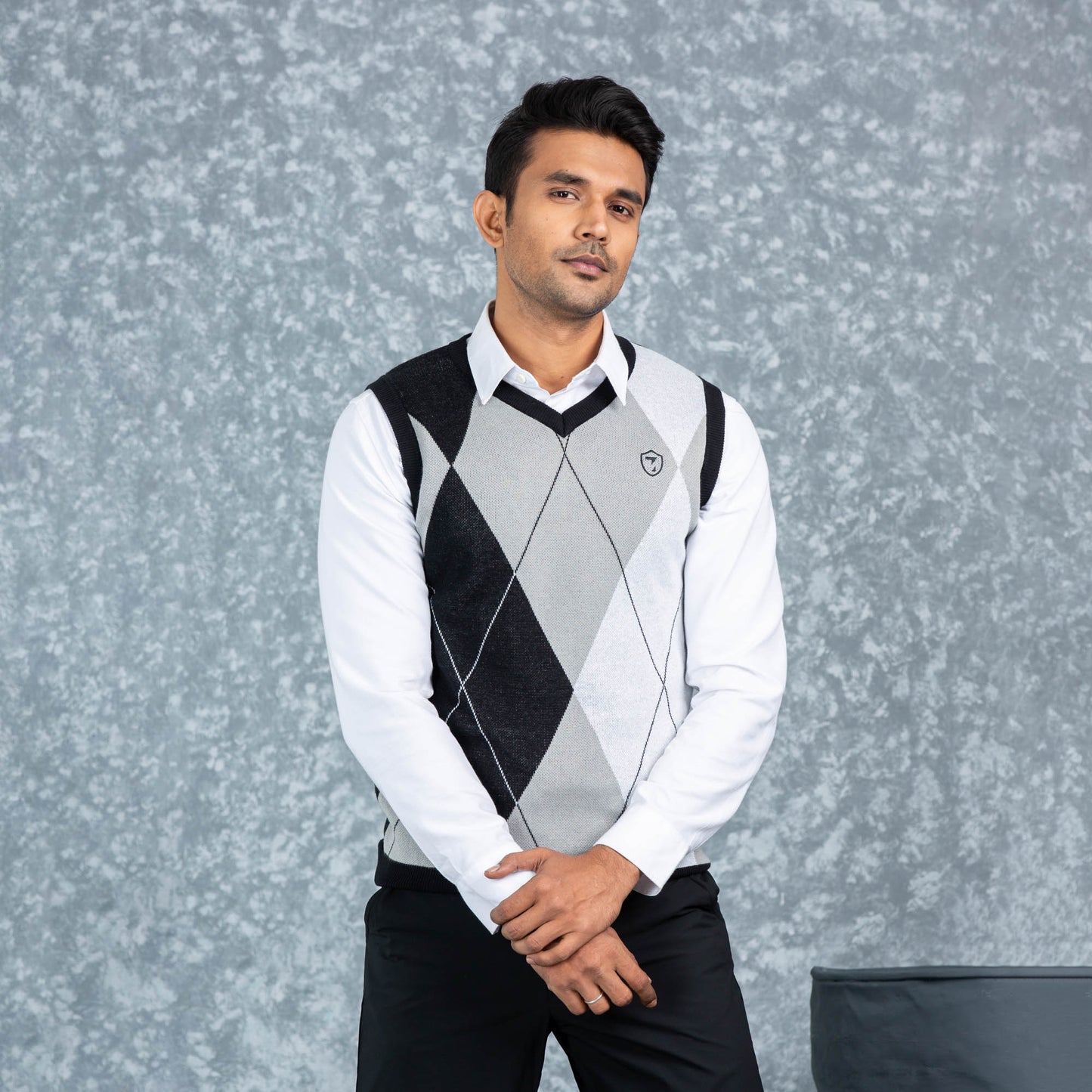 Mens Vest- Grey