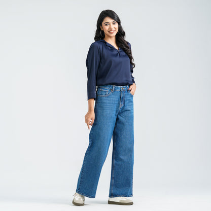 Women’s Mid Blue Denim Pant