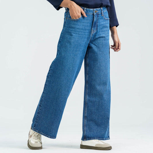Women’s Mid Blue Denim Pant