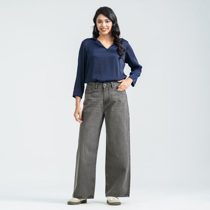 Women’s Light Grey Denim Pant