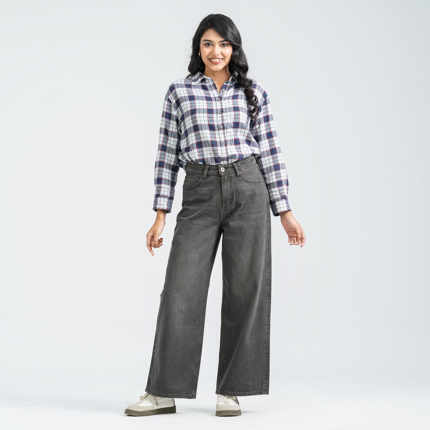 Women’s Dark Grey Denim Pant