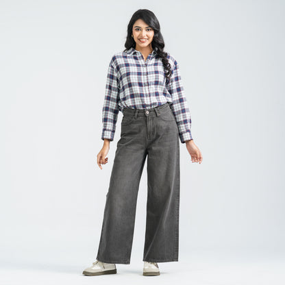 Women’s Dark Grey Denim Pant