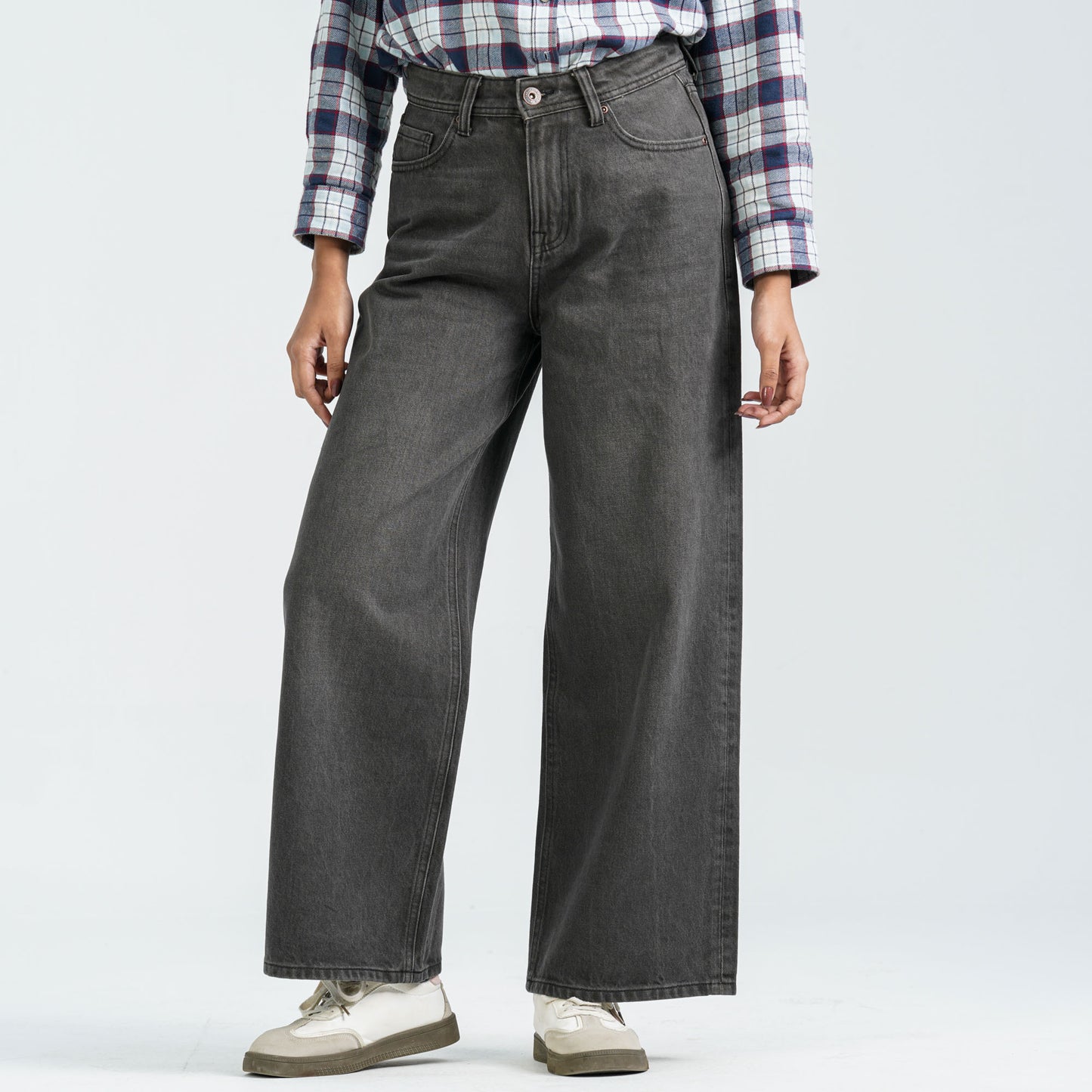 Women’s Dark Grey Denim Pant