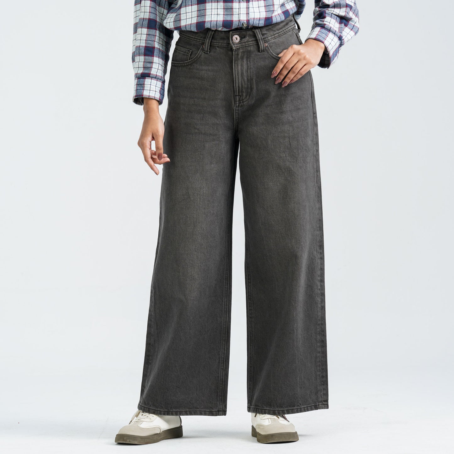 Women’s Dark Grey Denim Pant
