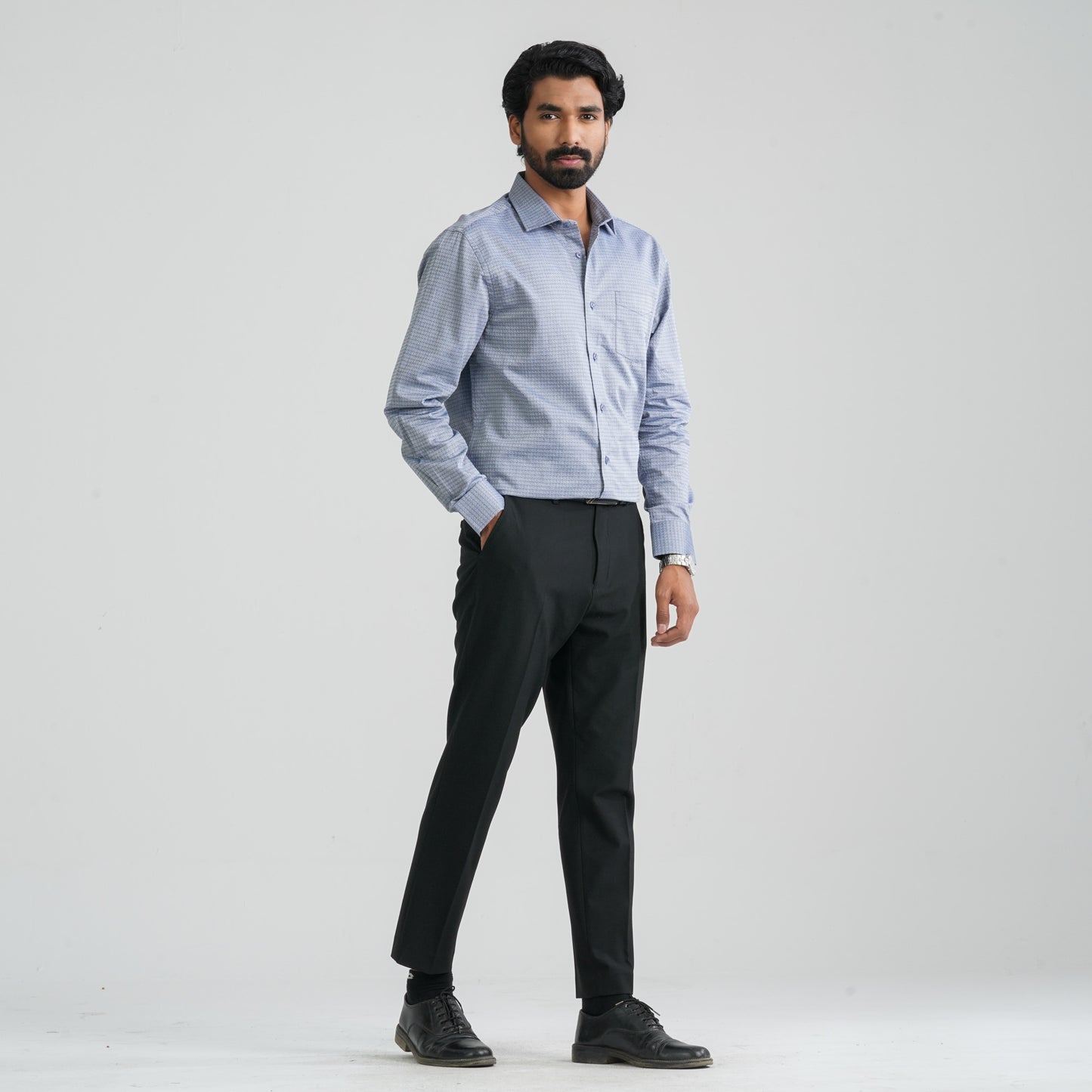 Men’s Grey Formal Shirt