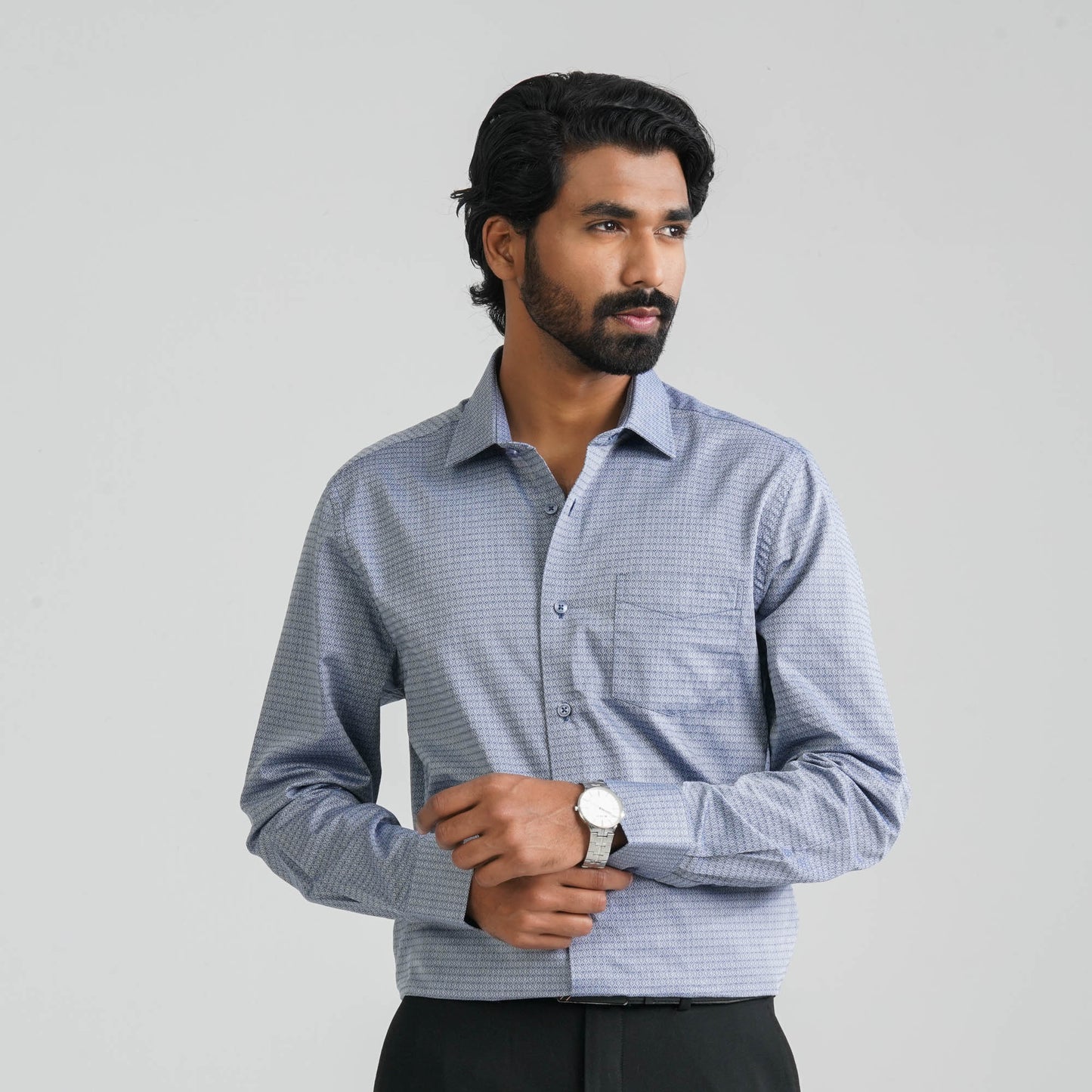 Men’s Grey Formal Shirt