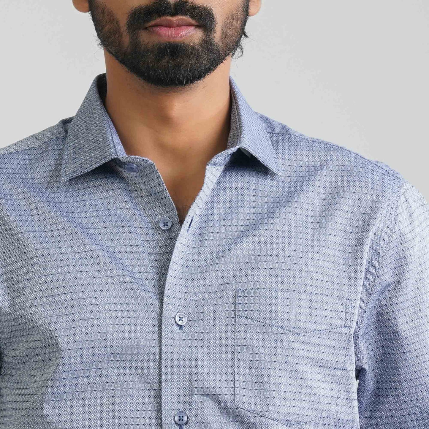 Men’s Grey Formal Shirt