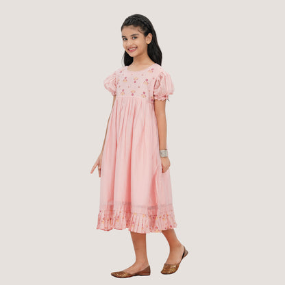 Girls Pink Frock